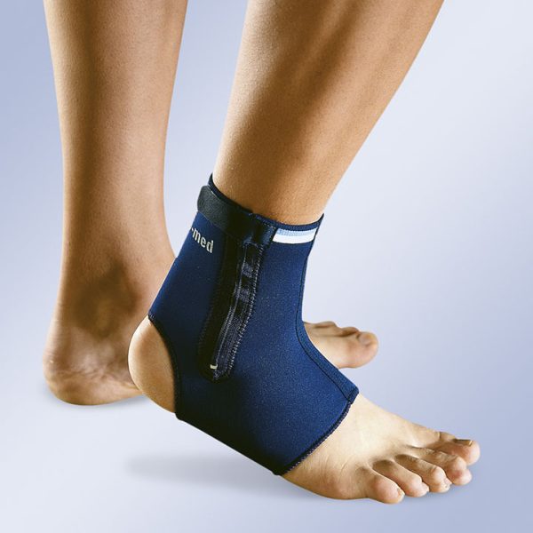 TOBILLERA DE NEOPRENO CON CREMALLERA LATERAL