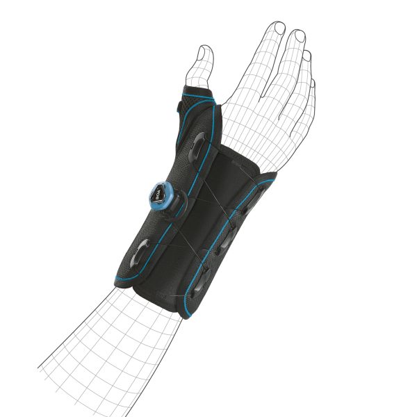 MUÑEQUERA SEMIRRÍGIDA CON FÉRULA PALMAR-PULGAR ORLIMAN FIXQUICK powered by BOA®