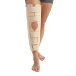 ORTESIS INMOVILIZADORA DE RODILLA DE TRES PANELES A 0º