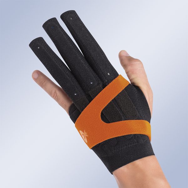 GUANTE PARA LA INMOVILIZACIÓN DE LAS ARTICULACIONES METACARPOFALANGICAS E INTERFALANGICAS EN EXTENSIÓN O FLEXIÓN DE LA MANO Y DEDOS