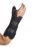 MUÑEQUERA CON FÉRULA PALMAR Y DE PULGAR RÍGIDAS